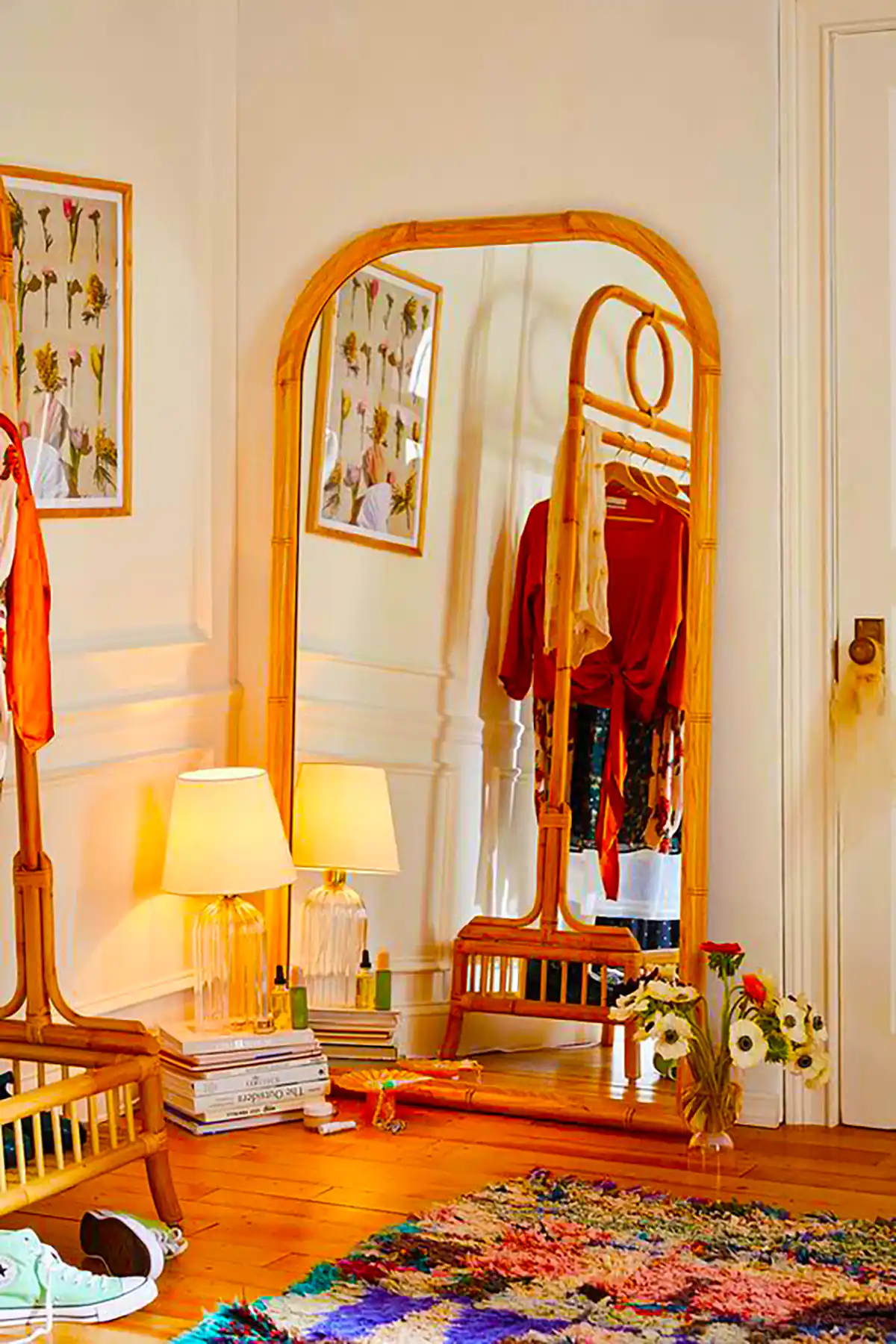 دکور آینه قدی بوهو