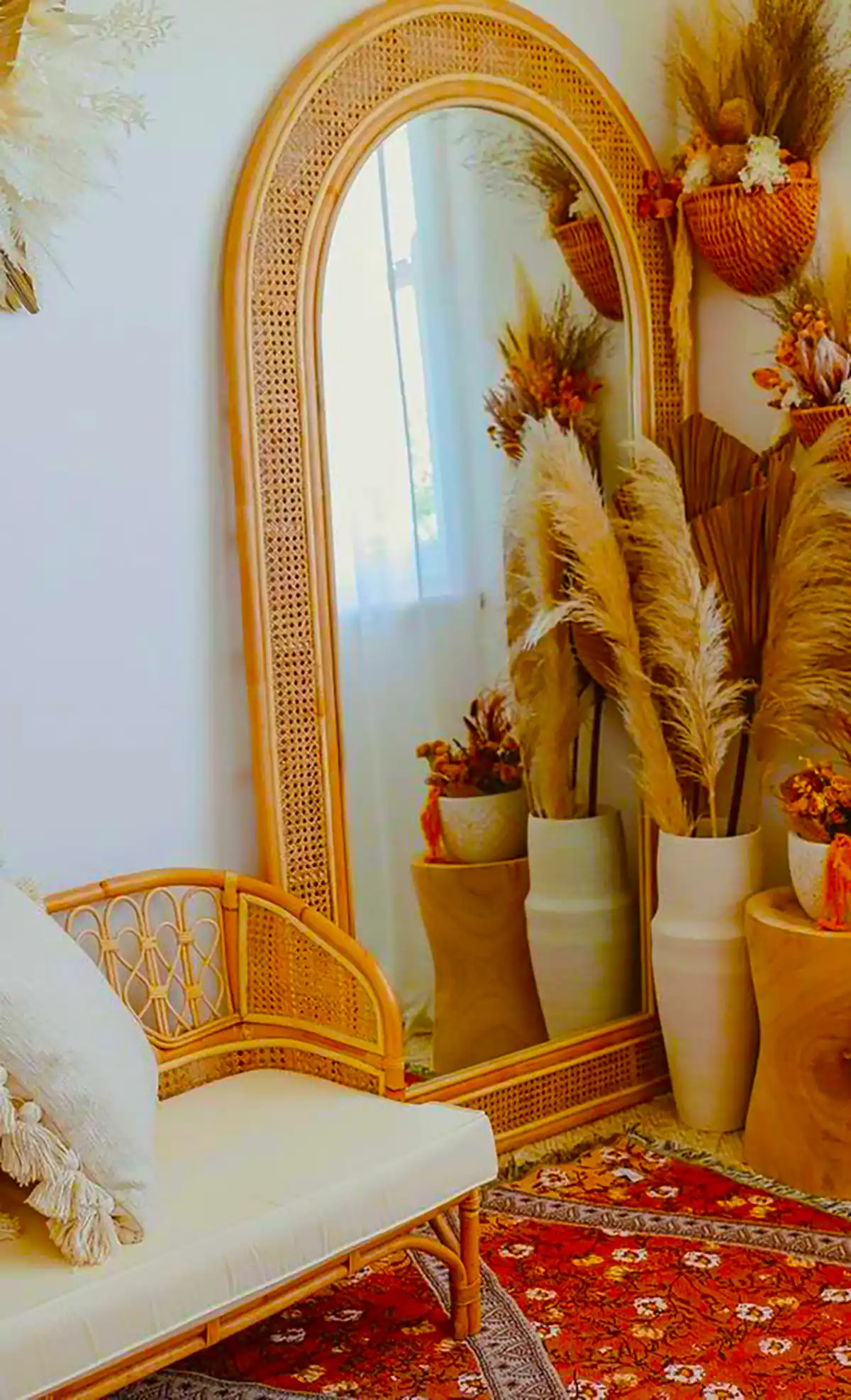 دکور آینه قدی بوهو