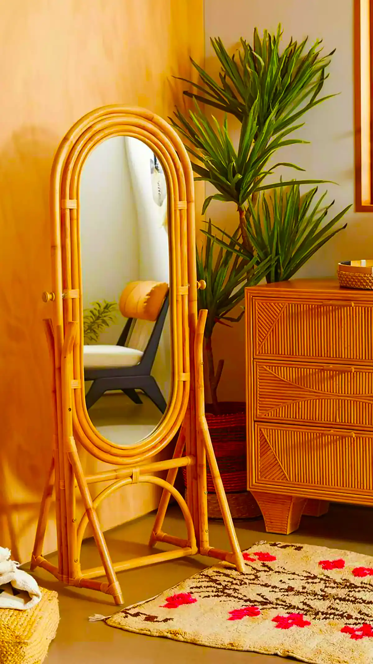 دکور آینه قدی بوهو