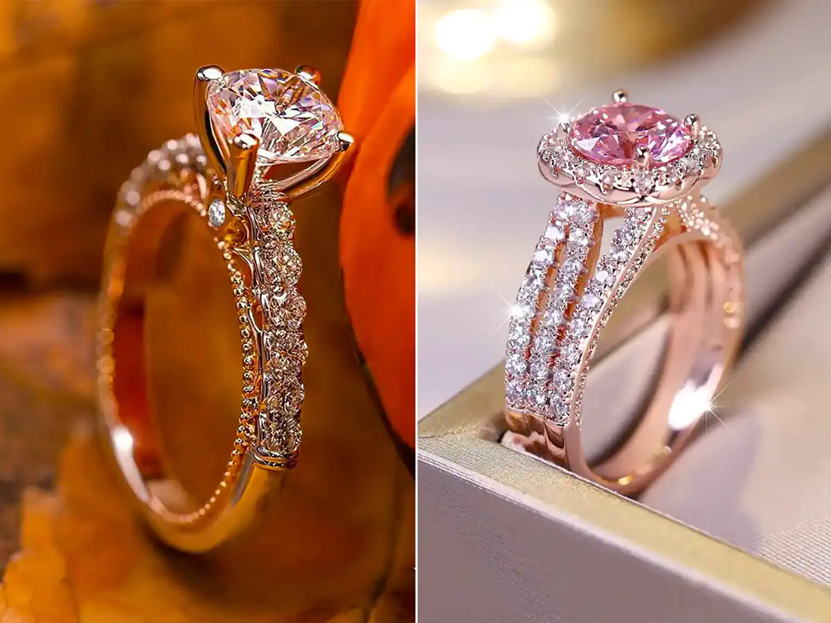 انگشتر نشان تک نگین