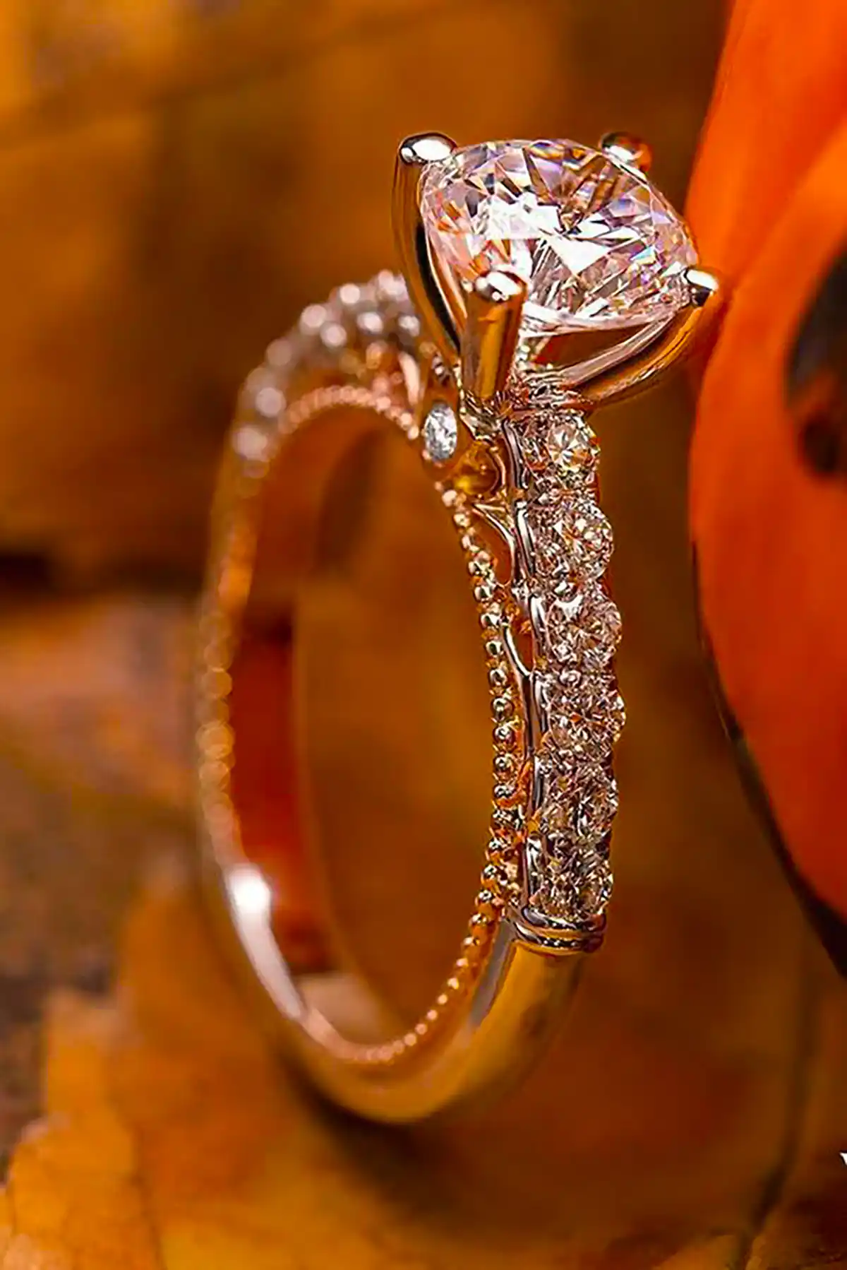 انگشتر نشان تک نگین