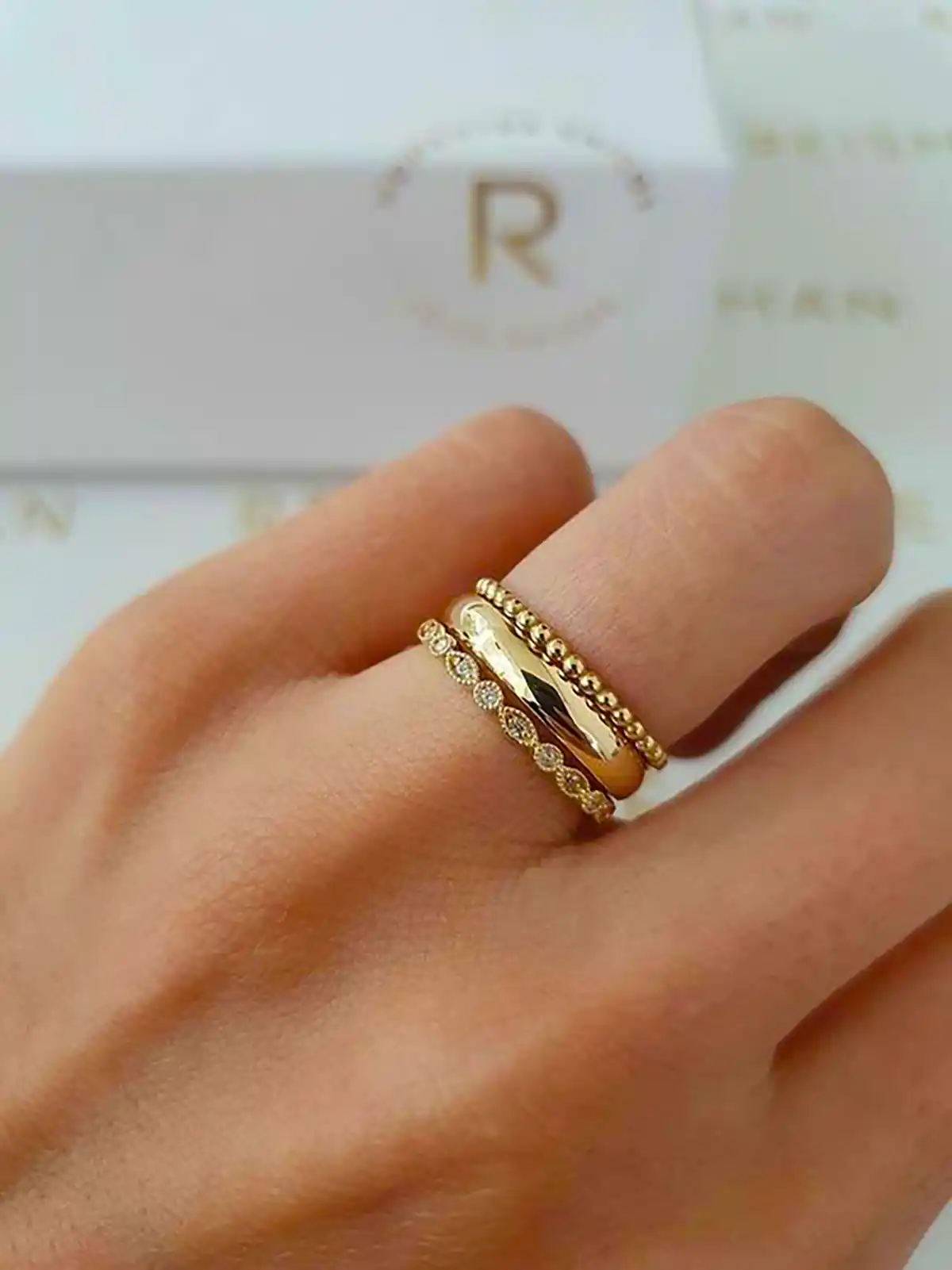 انگشتر طلا مینیمال