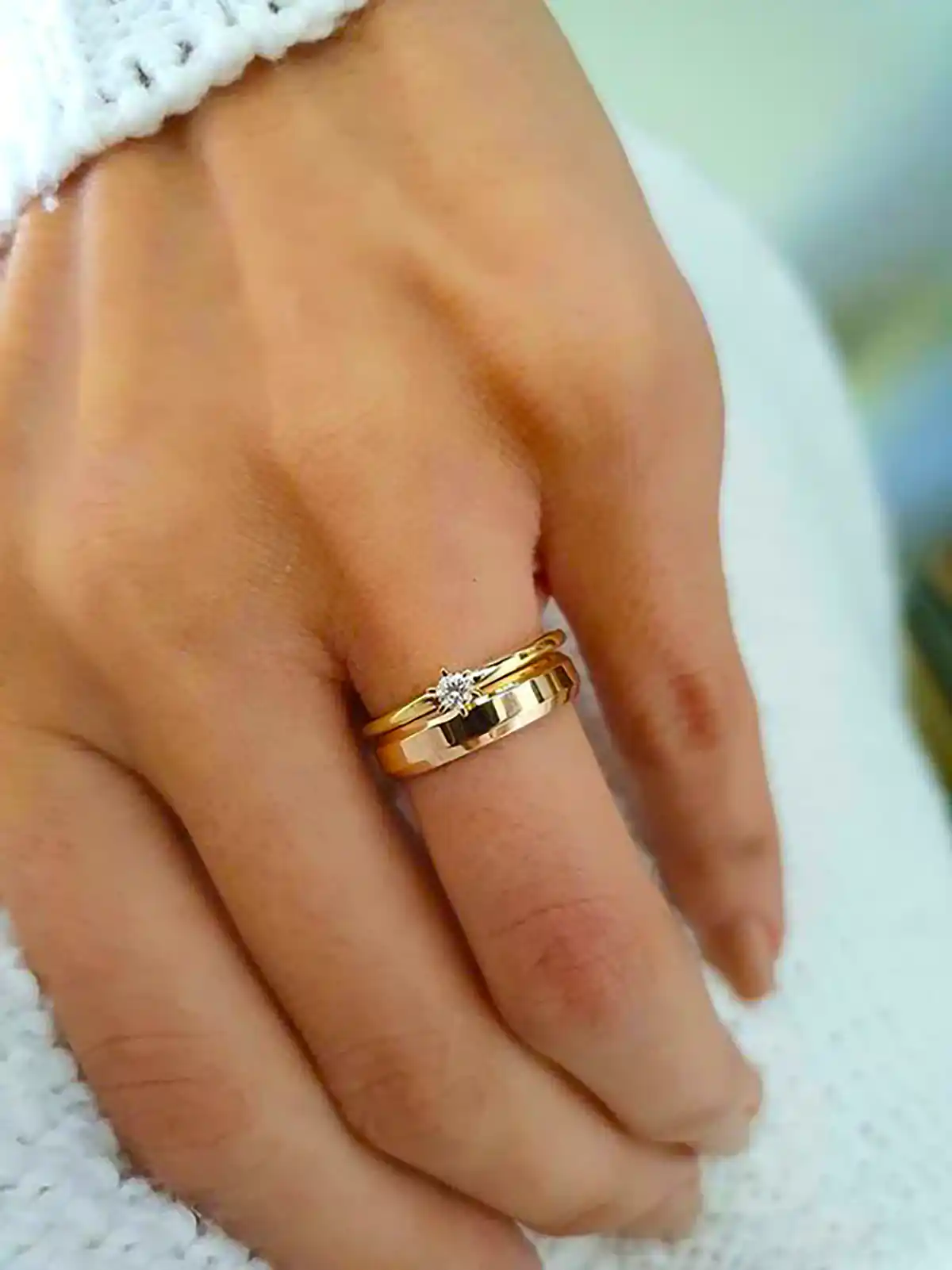 انگشتر طلا مینیمال