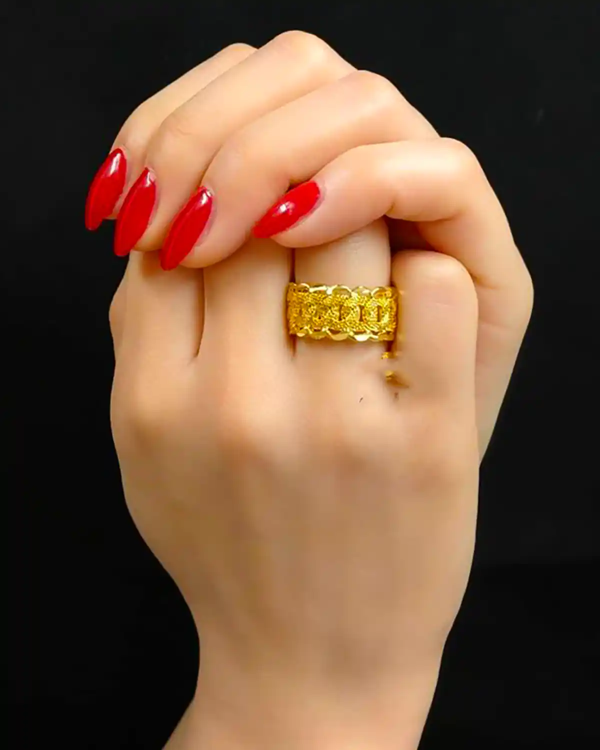 انگشتر طلا مینیمال