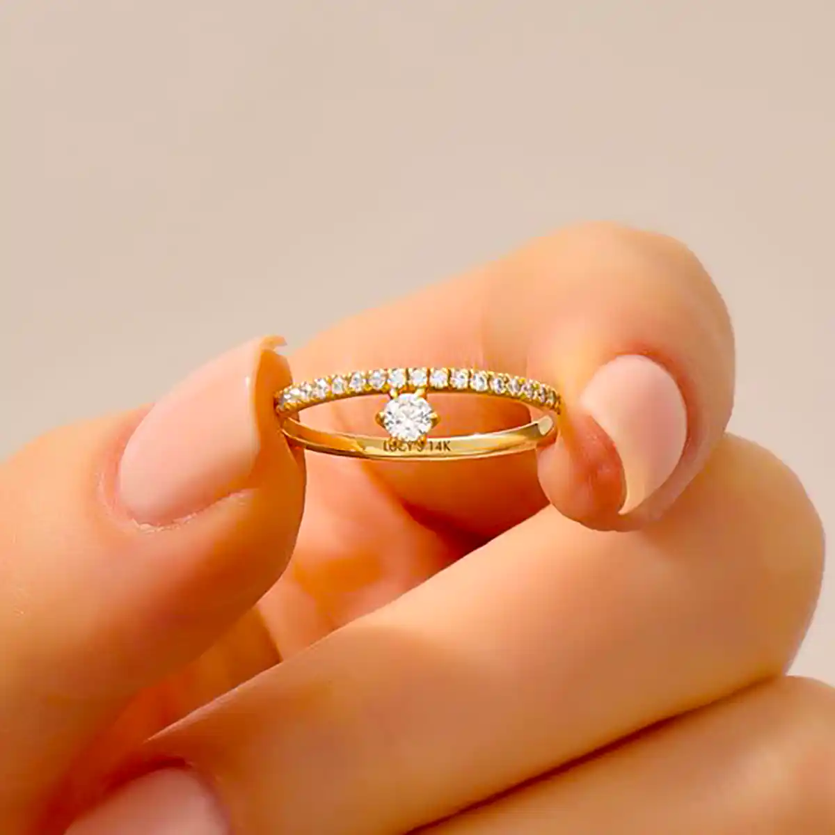 انگشتر طلا مینیمال