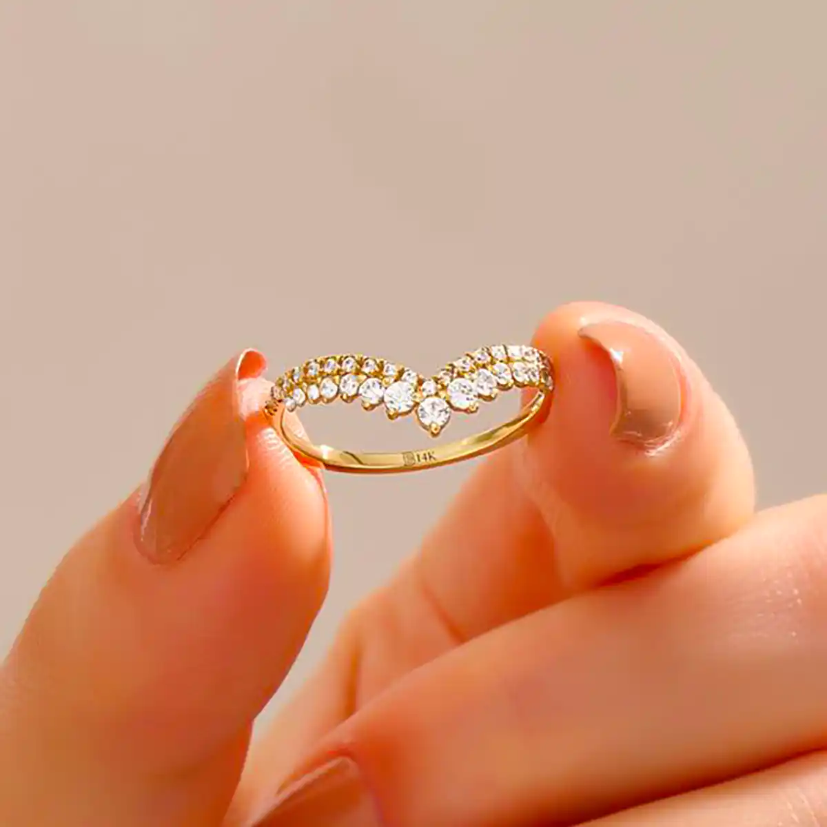 انگشتر طلا مینیمال