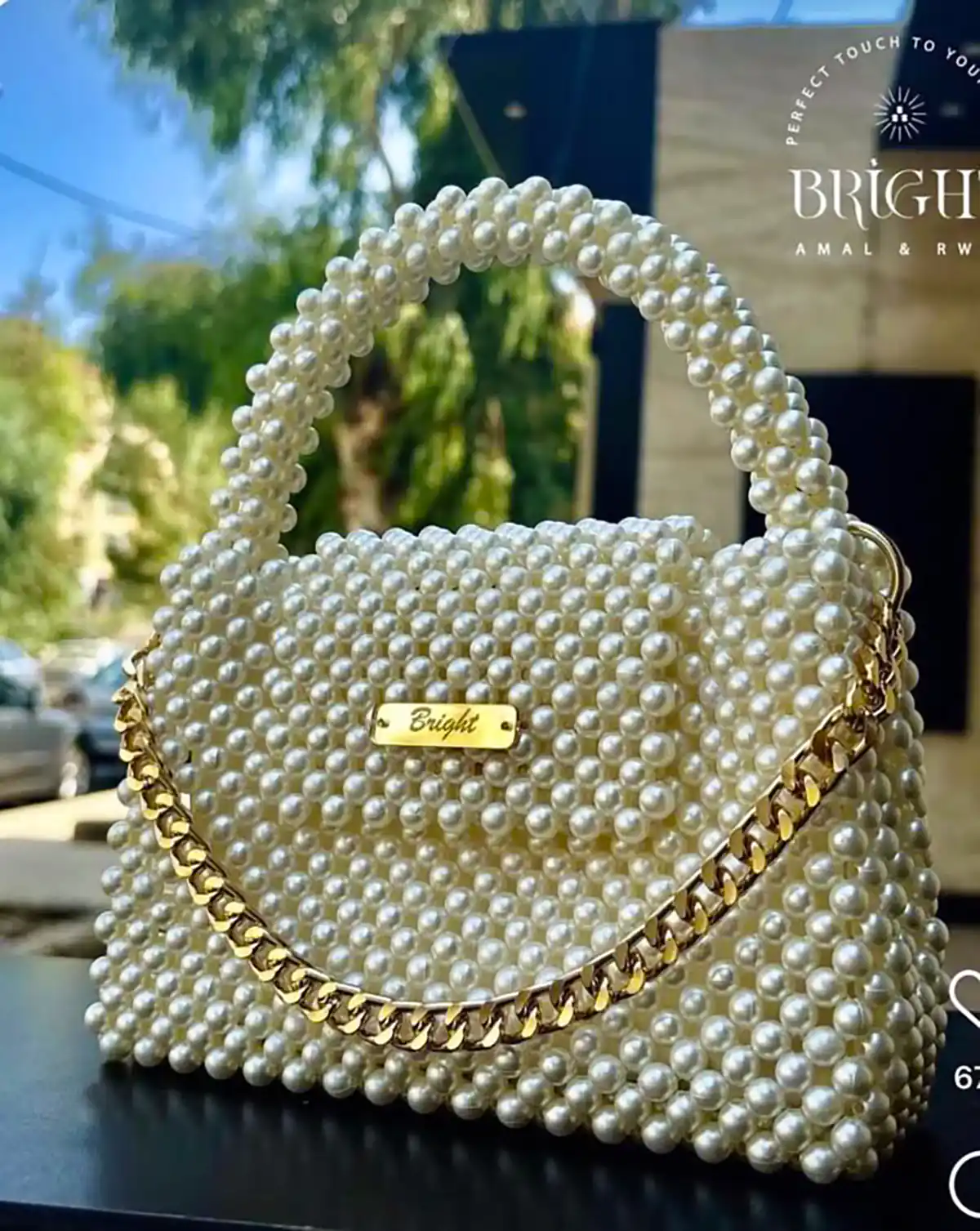 کیف مجلسی مرواریدی