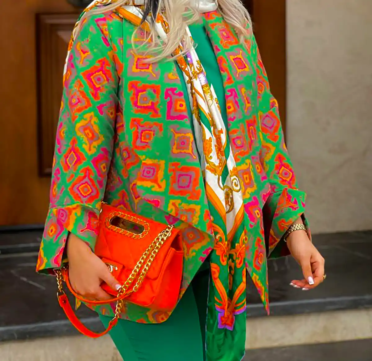مانتو کتی ژاکارد جدید