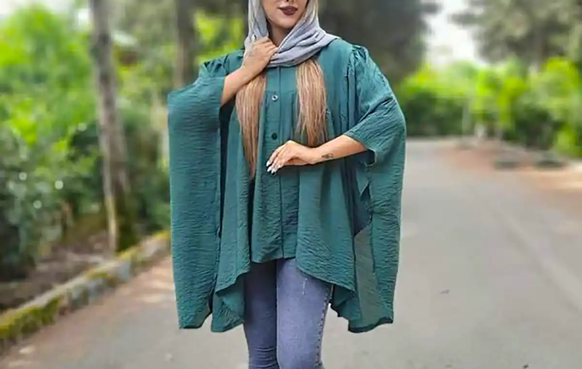 مانتو پانچو دخترانه