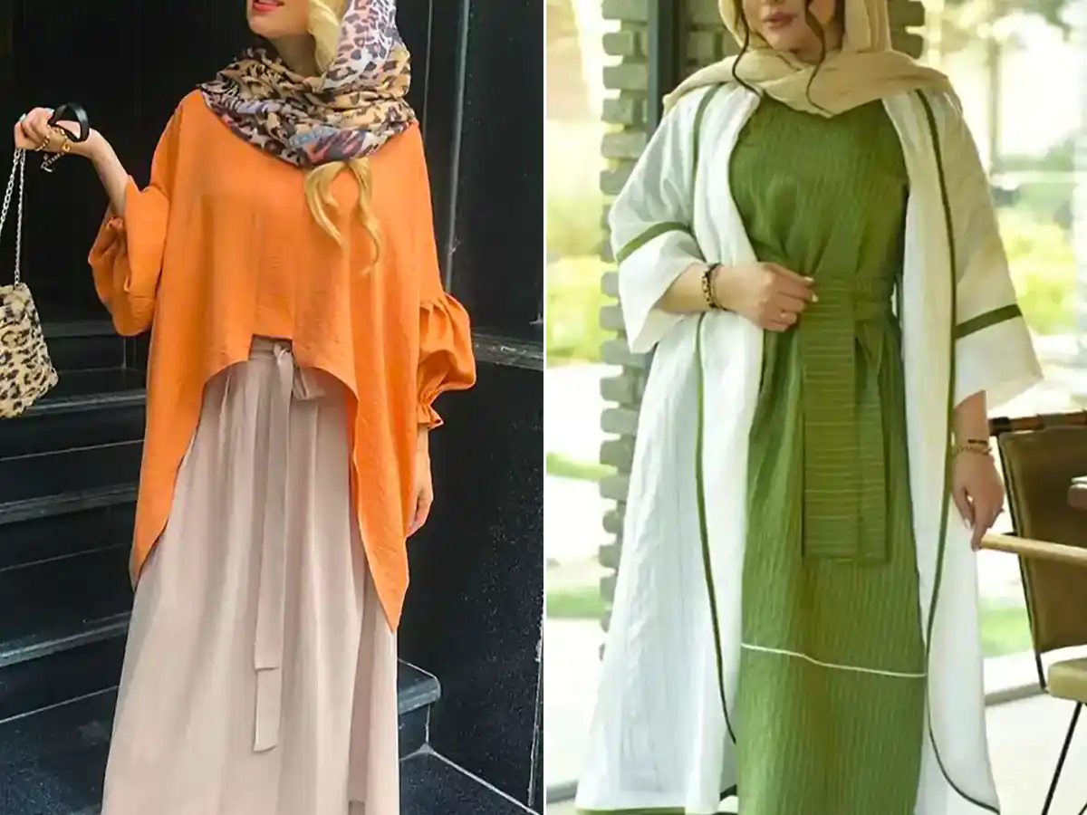 مانتو ساده تابستانی