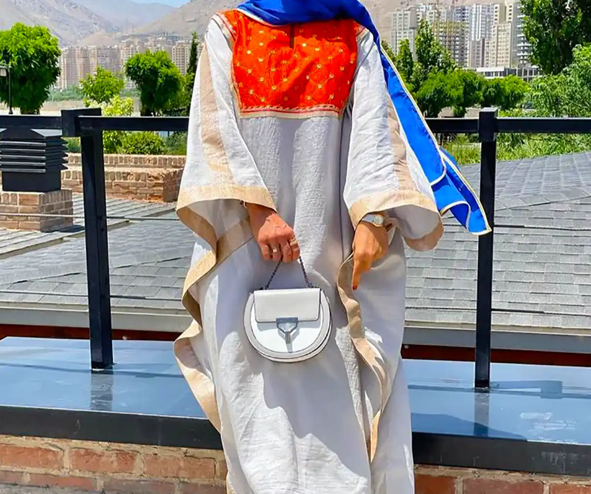 مانتو سفید باکلاس تابستانی