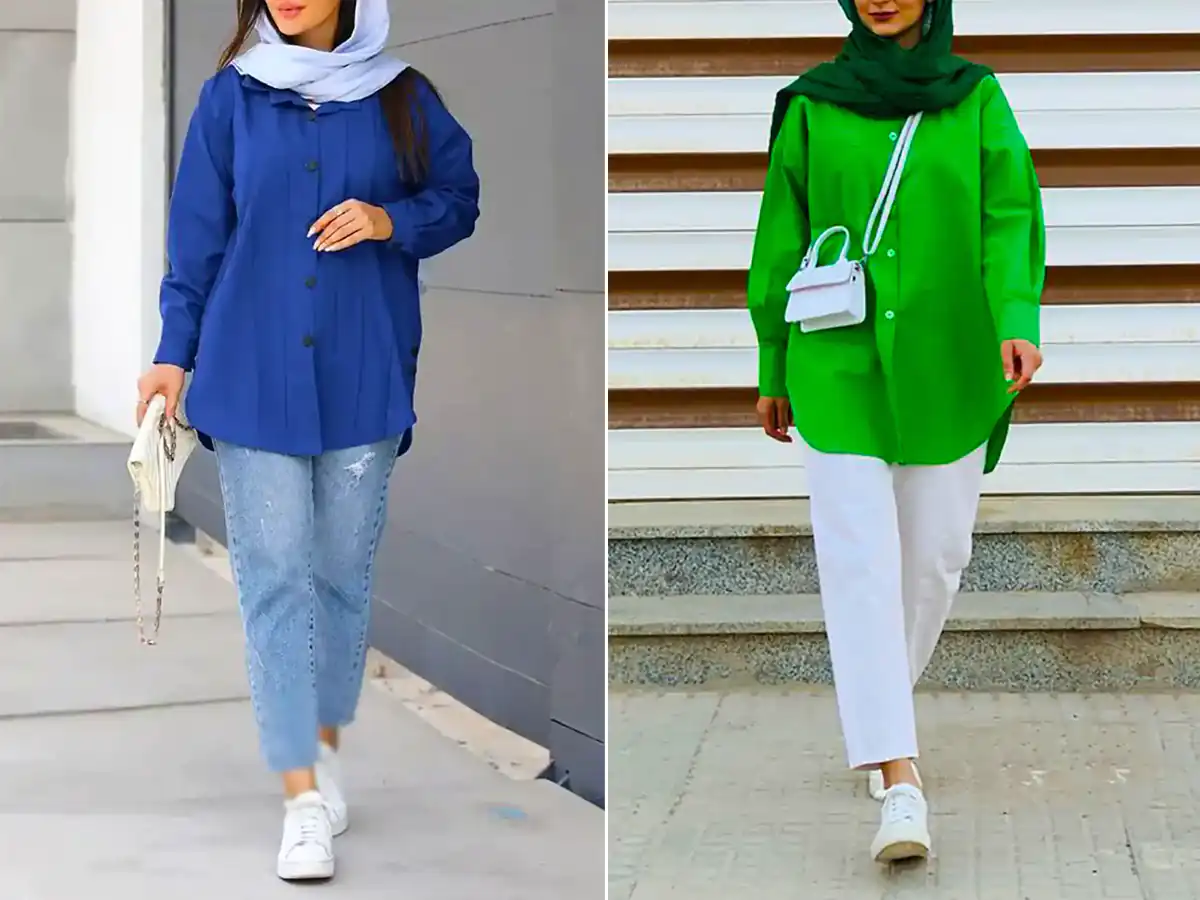 مانتو شیک استایل خیابانی