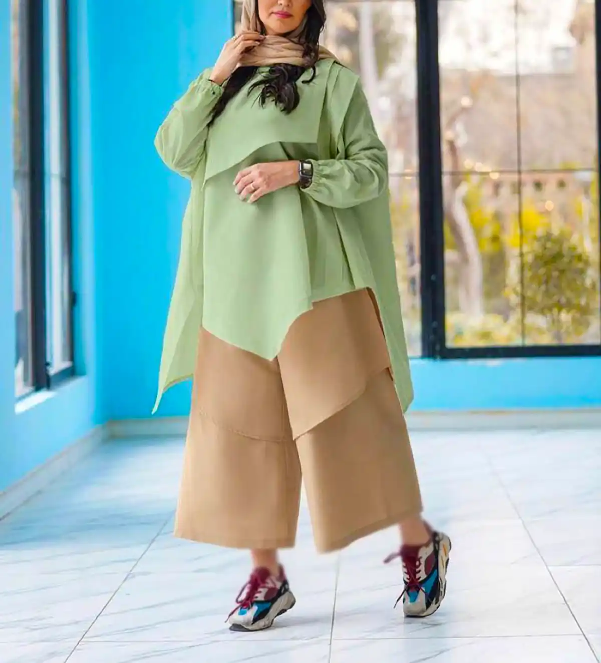 مانتو شیک استایل خیابانی