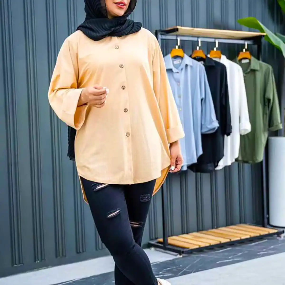 مانتو تابستانی با طراحی خاص