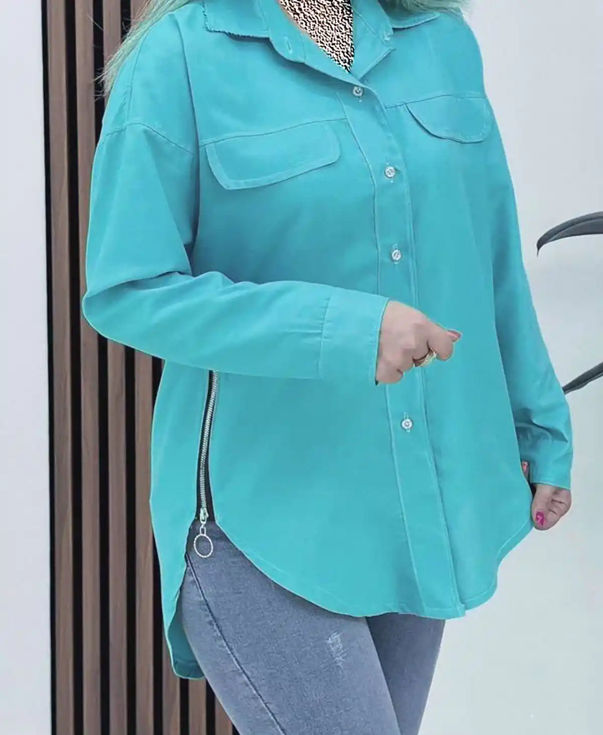 مانتو تابستانی با طراحی خاص