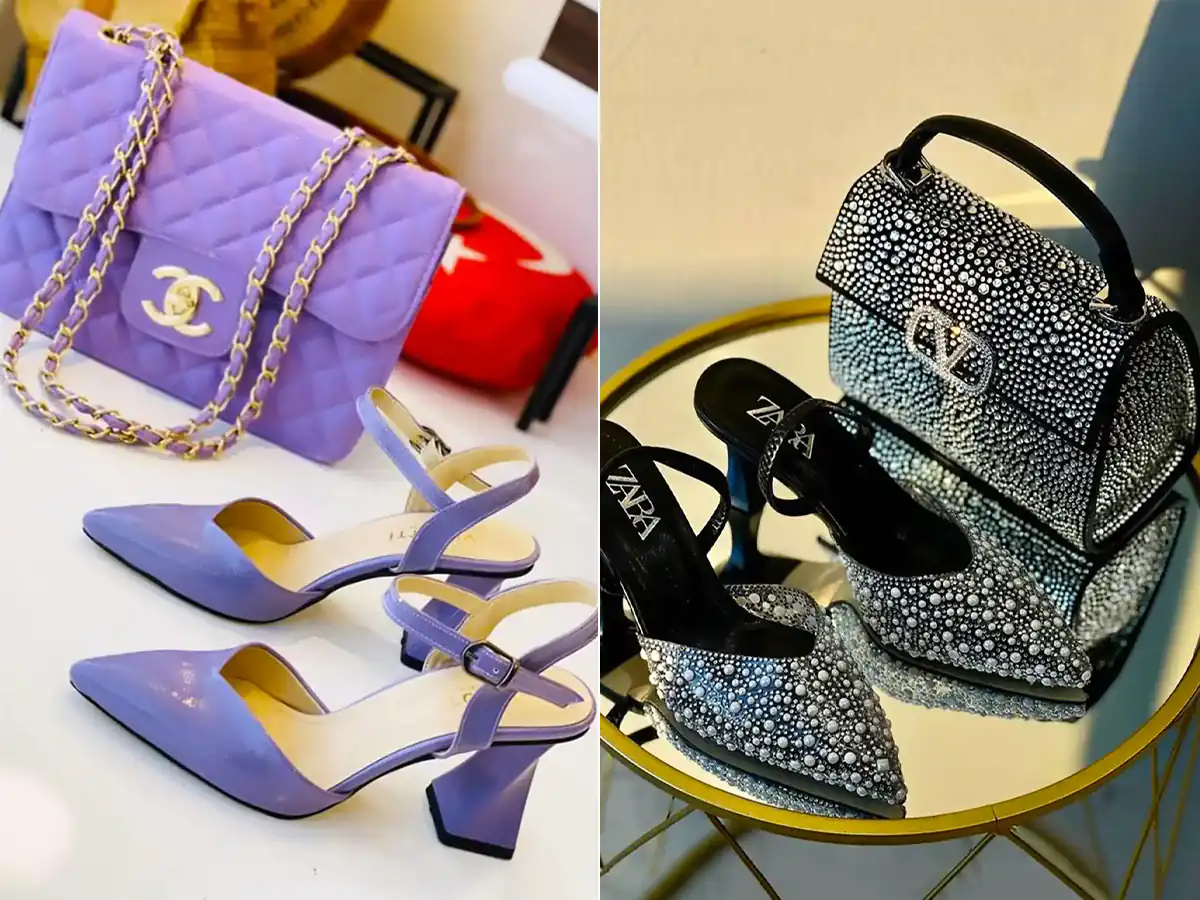 ست کیف وکفش مجلسی