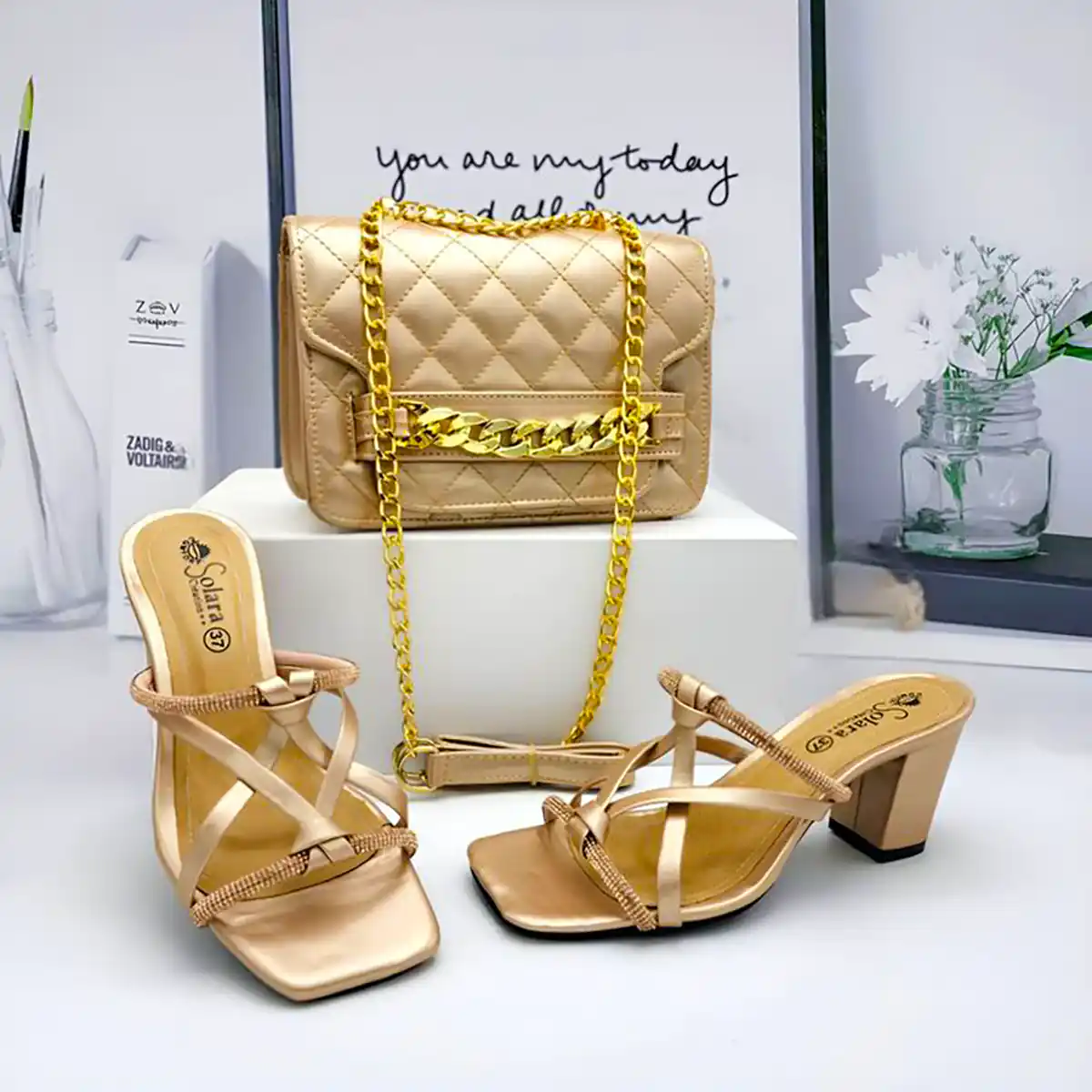 ست کیف وکفش مجلسی