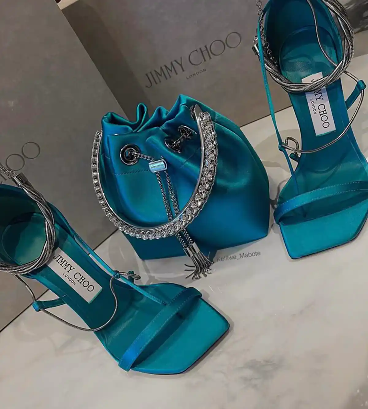 ست کیف وکفش مجلسی