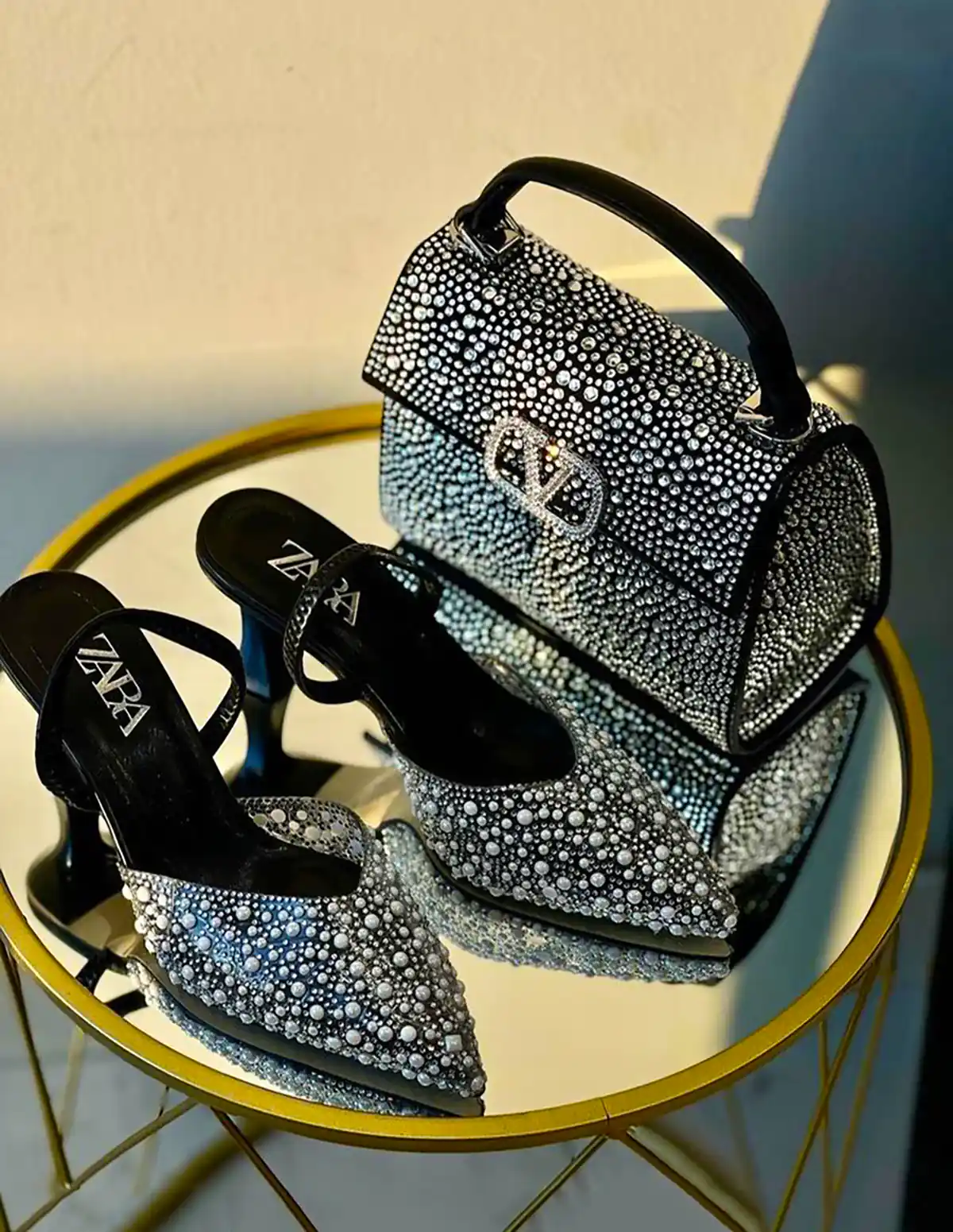 ست کیف وکفش مجلسی