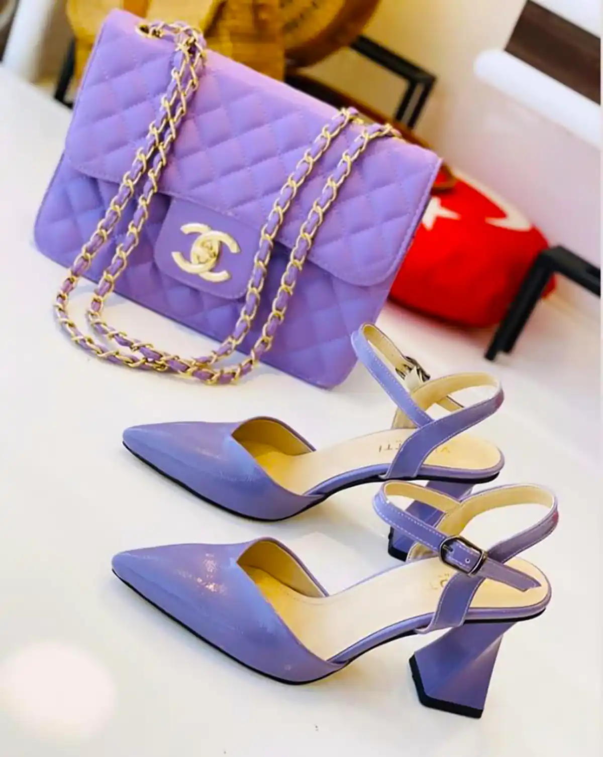 ست کیف وکفش مجلسی