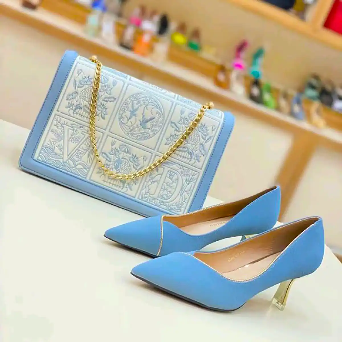 ست کیف وکفش مجلسی