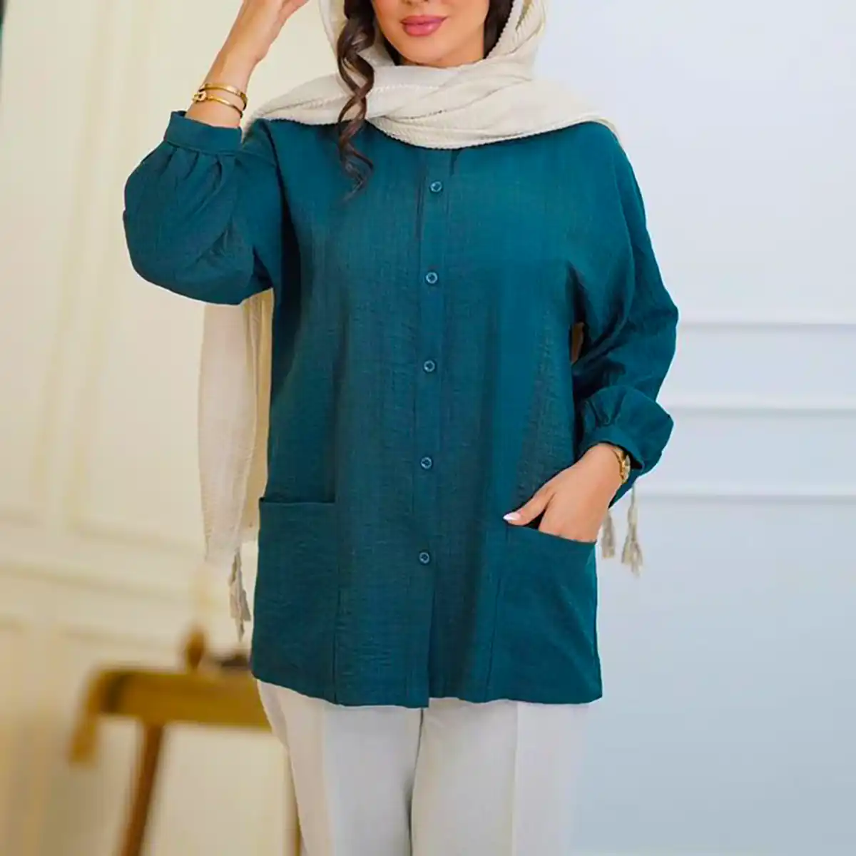 شومیز باکلاس مجلسی زنانه