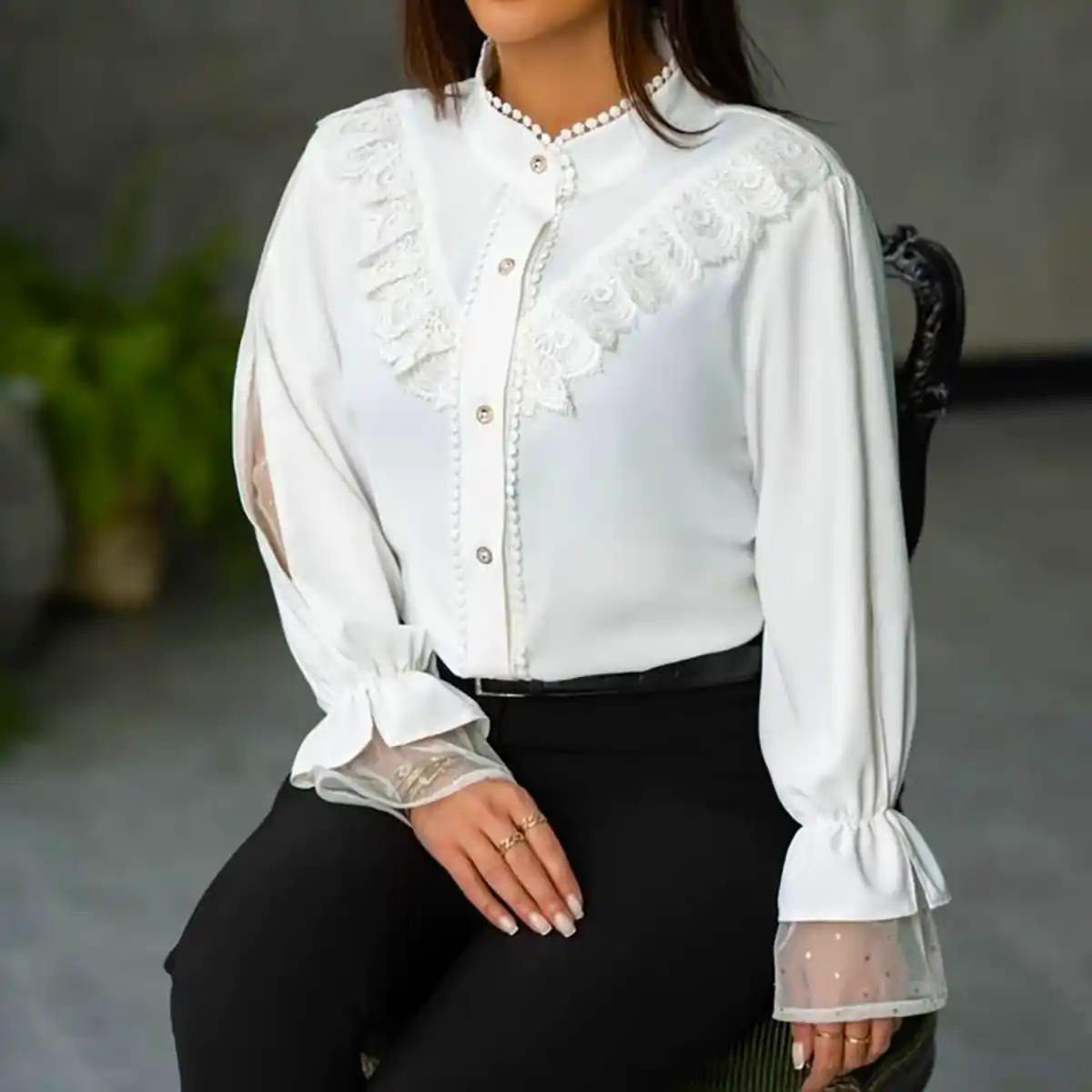 شومیز باکلاس مجلسی زنانه