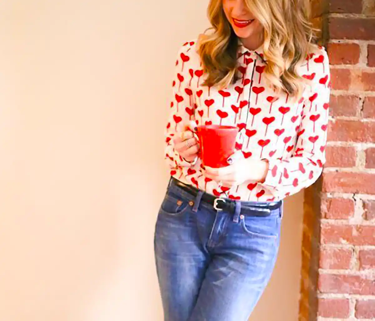 شومیز قلبی زنانه