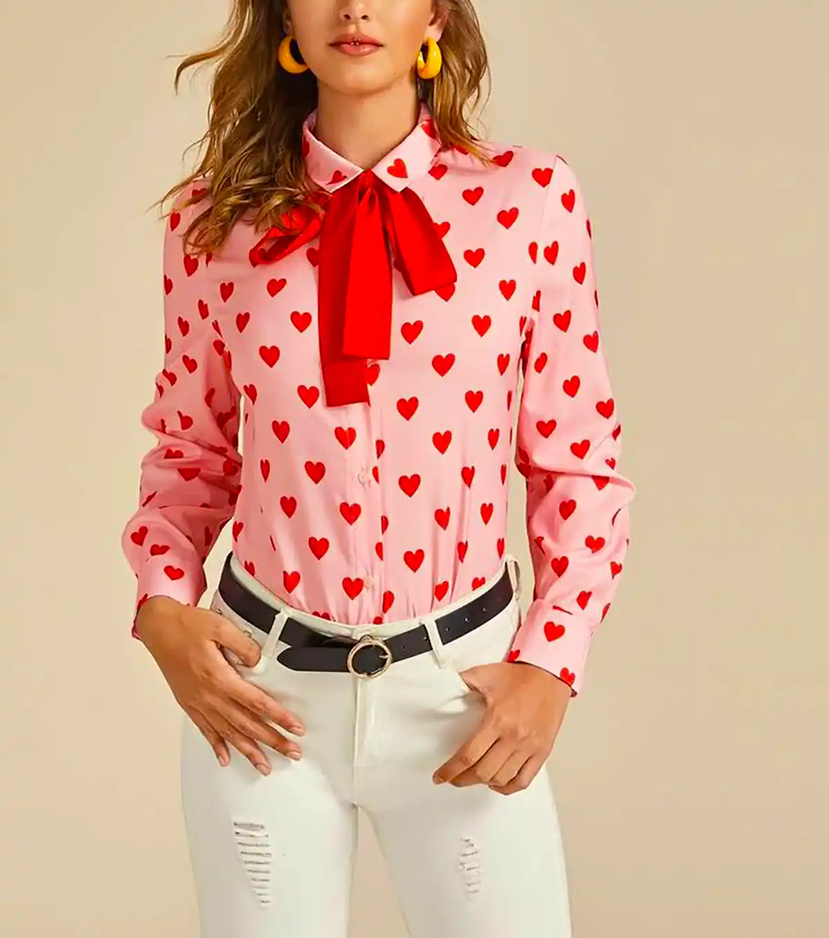 شومیز قلبی زنانه