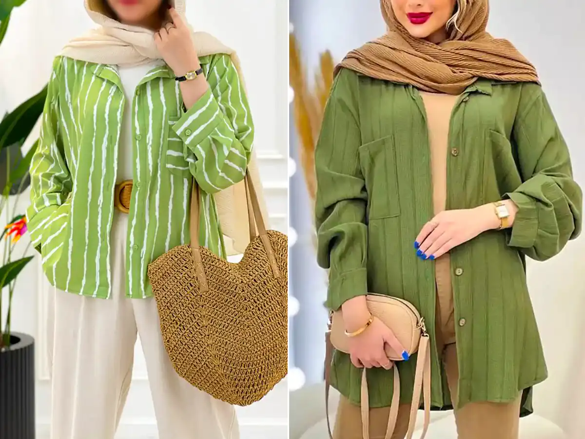 شومیز مانتویی راحت
