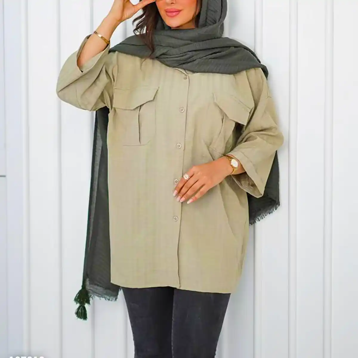 شومیز مانتویی راحت