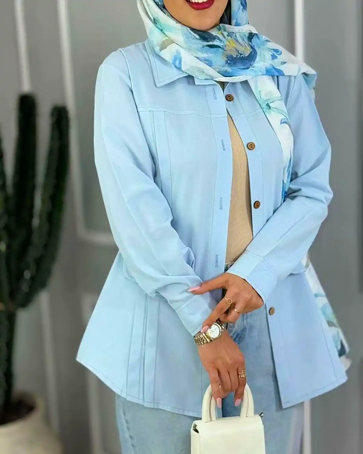شومیز مانتویی راحت
