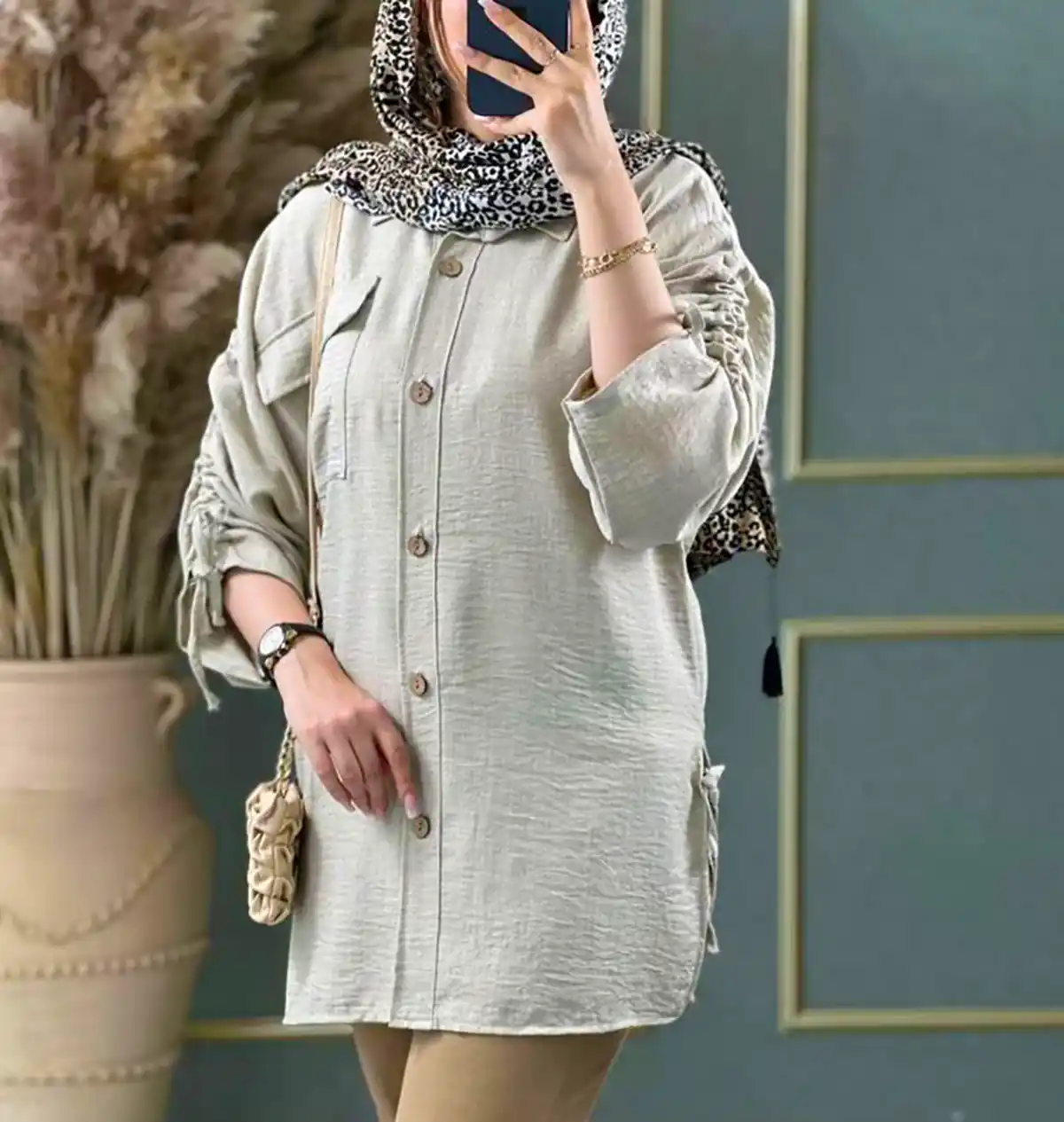 شومیز مانتویی راحت