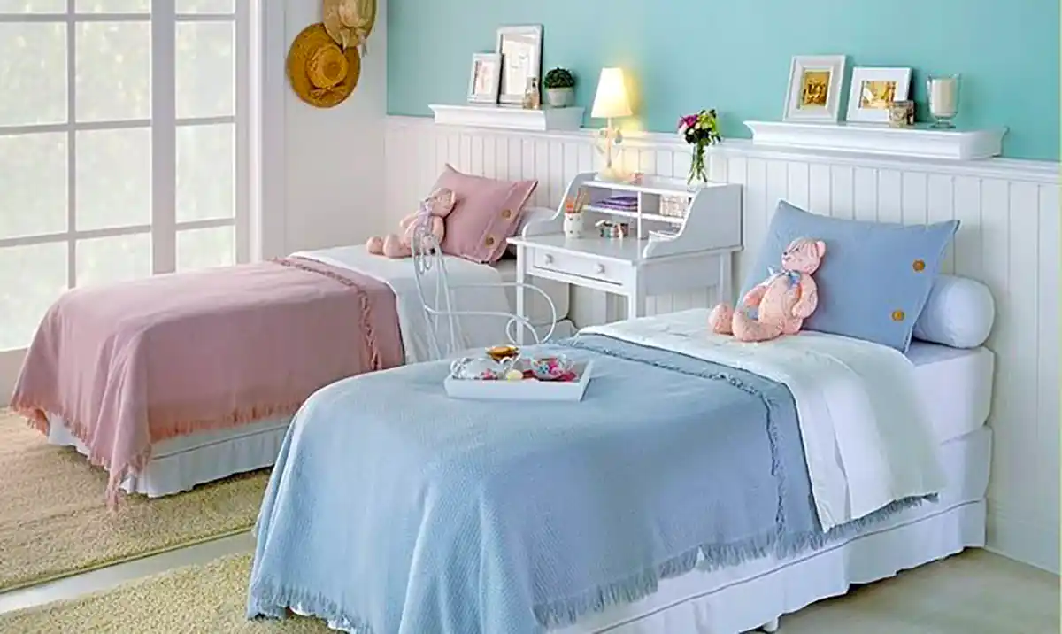 تختخواب اتاق دو قلوها