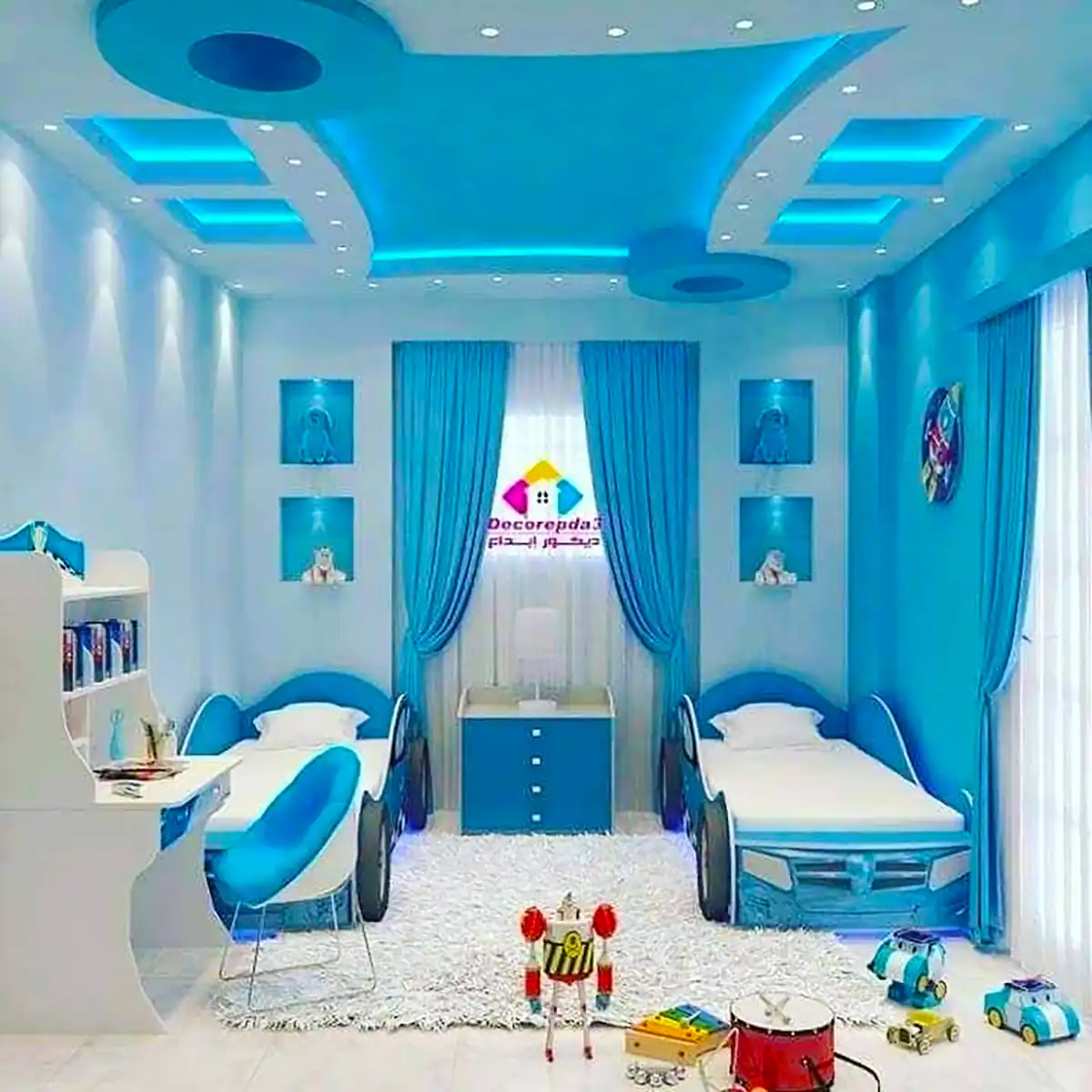 تختخواب اتاق دو قلوها