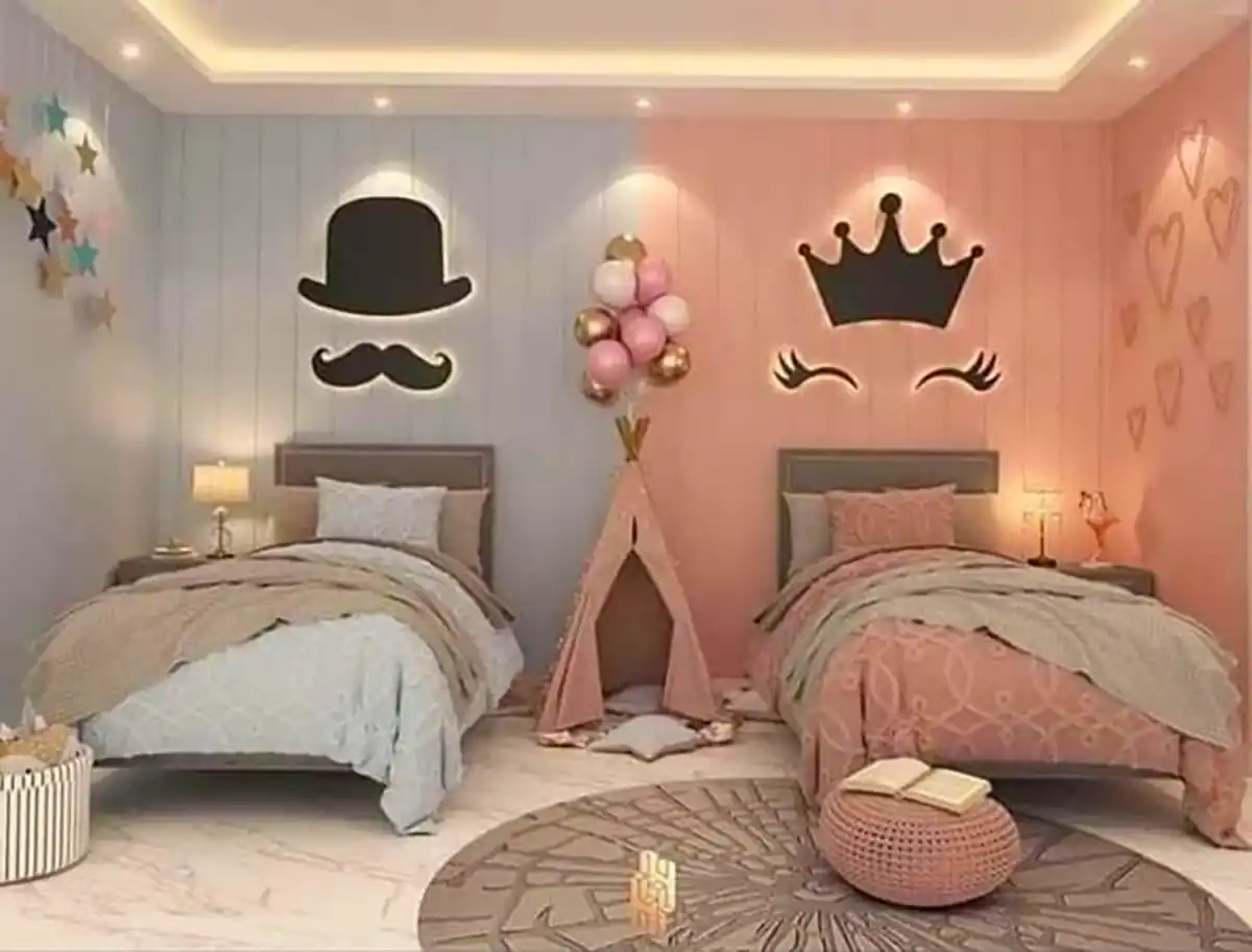 تختخواب اتاق دو قلوها