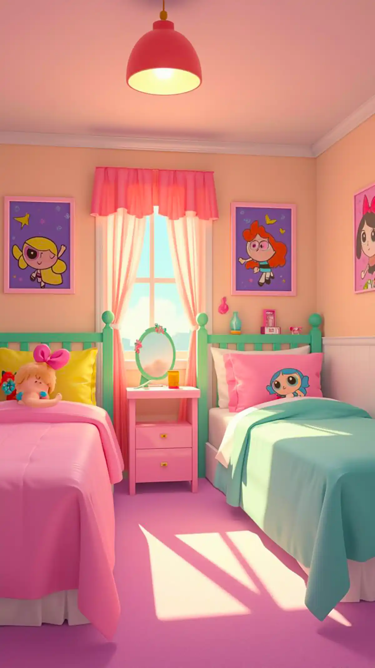 تختخواب اتاق دو قلوها