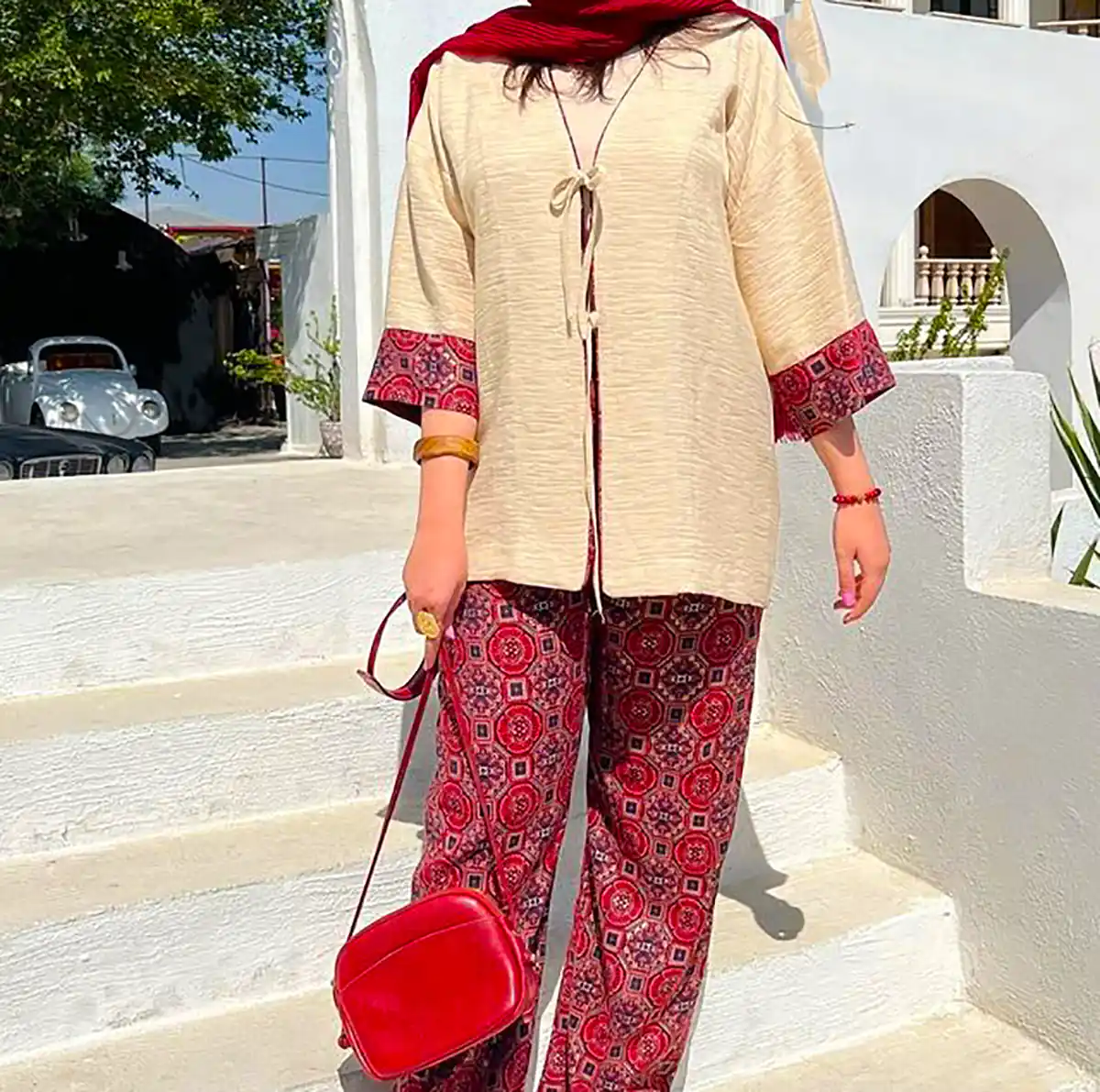 تیپ با مانتو کتی