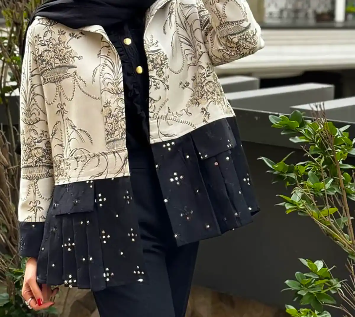 تیپ با مانتو کتی