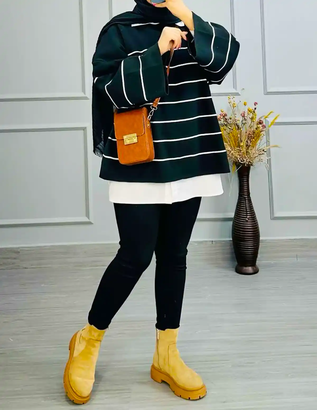 بلوز بافت راه راه