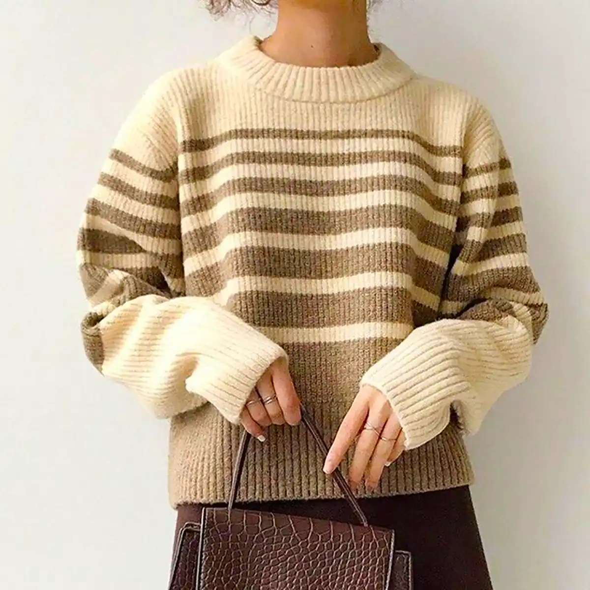 بلوز بافت راه راه