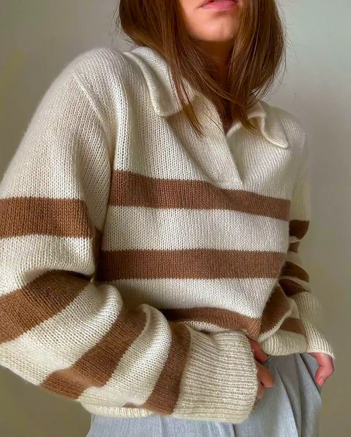 بلوز بافت راه راه