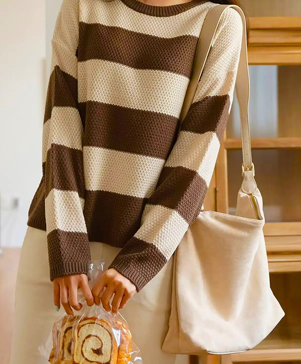 بلوز بافت راه راه