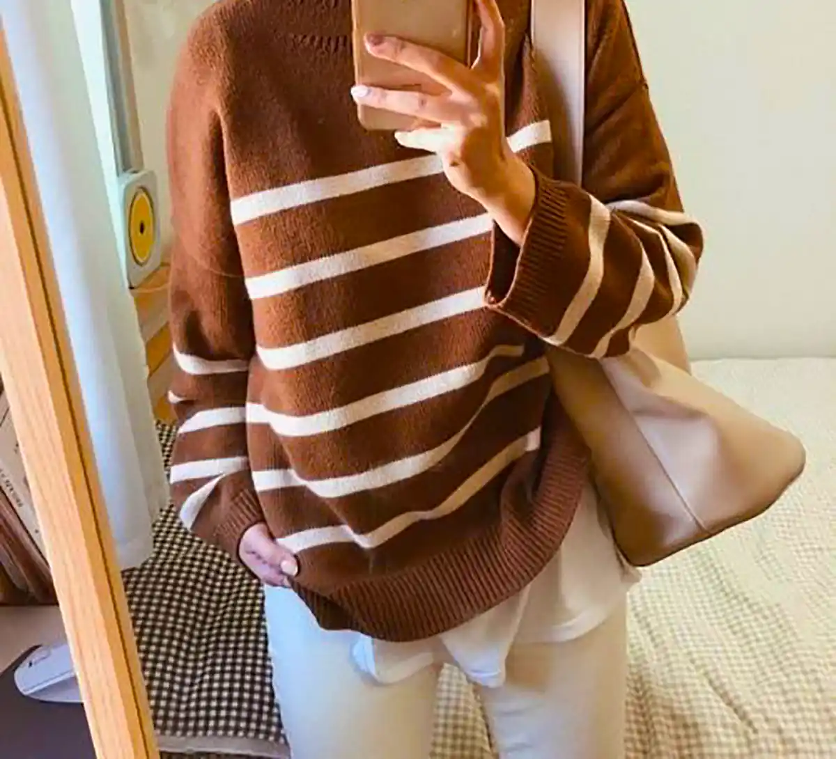 بلوز بافت راه راه