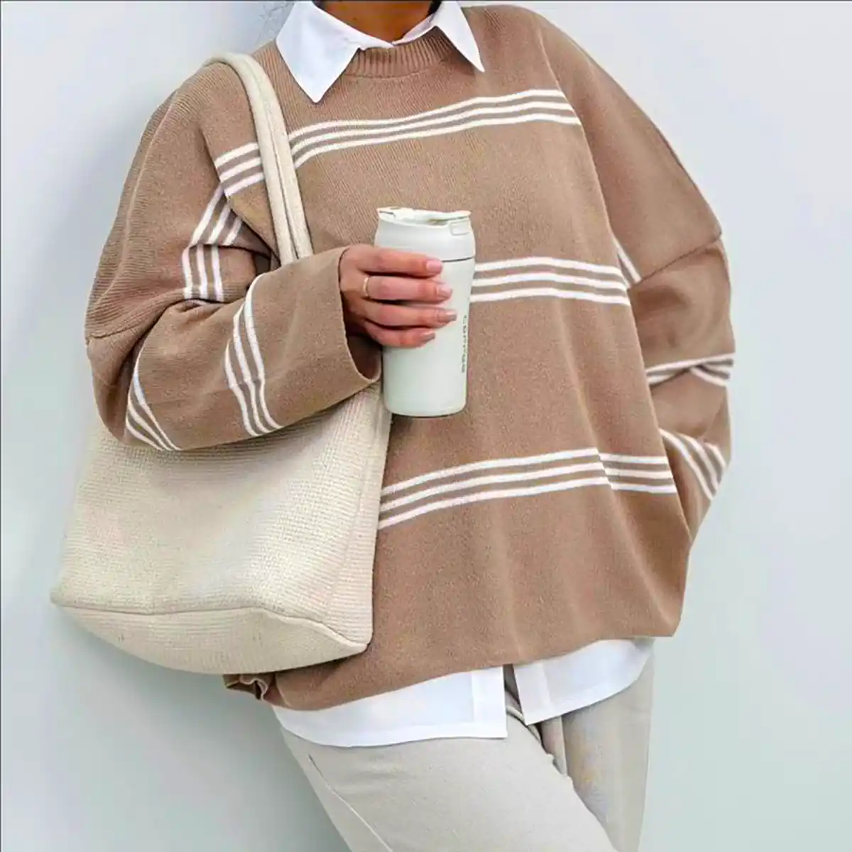 بلوز بافت راه راه