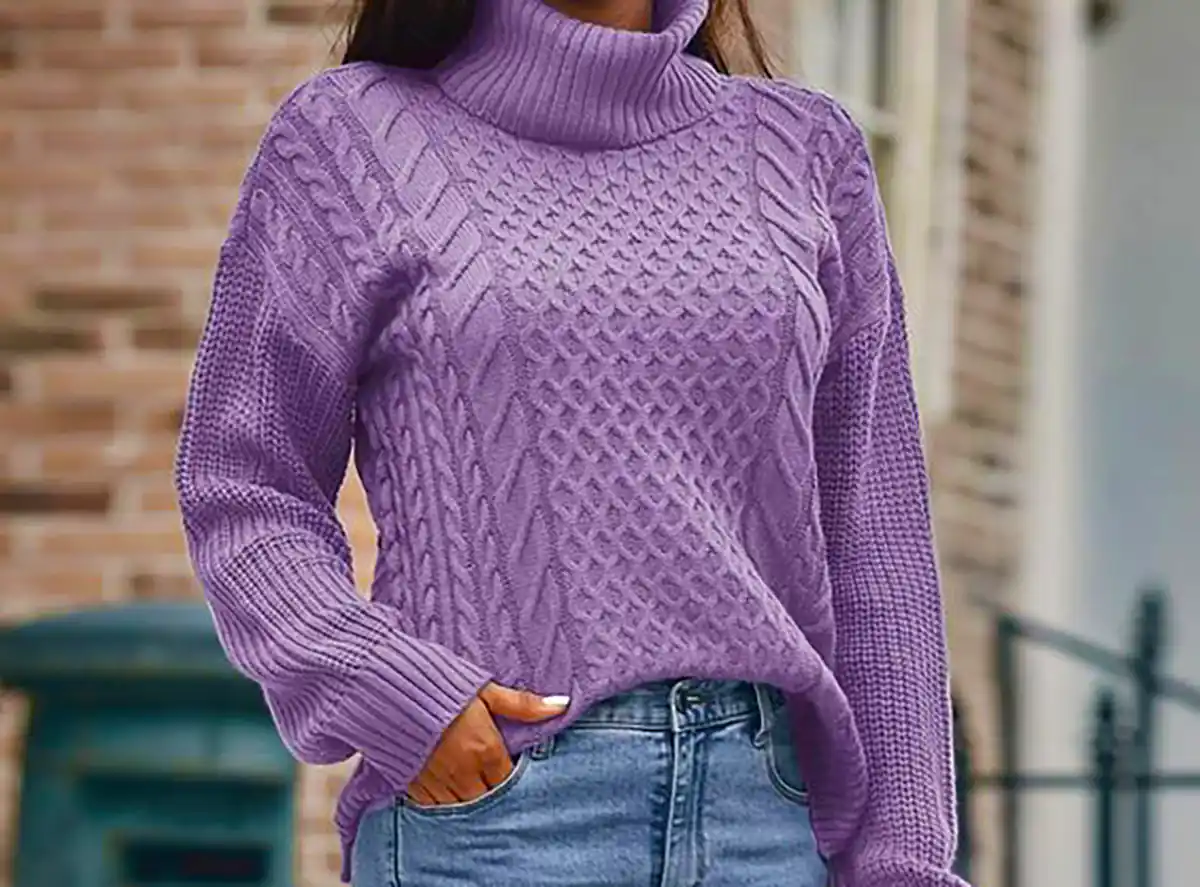 بلوز بافت رنگی پاییزی