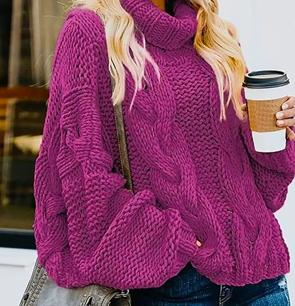 بلوز بافت رنگی پاییزی