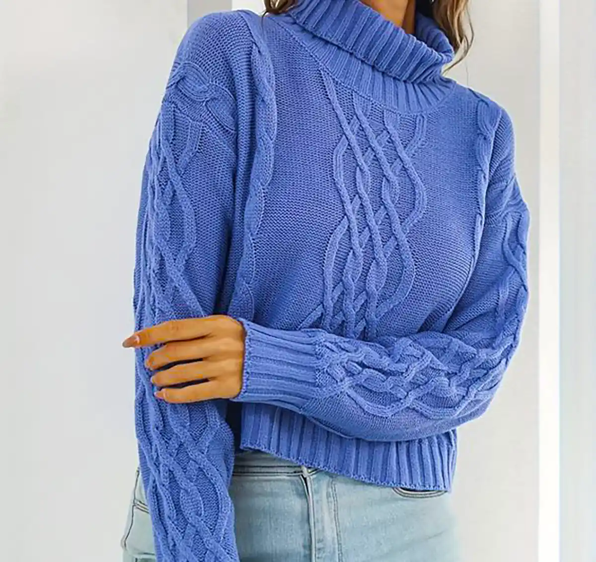 بلوز بافت رنگی پاییزی