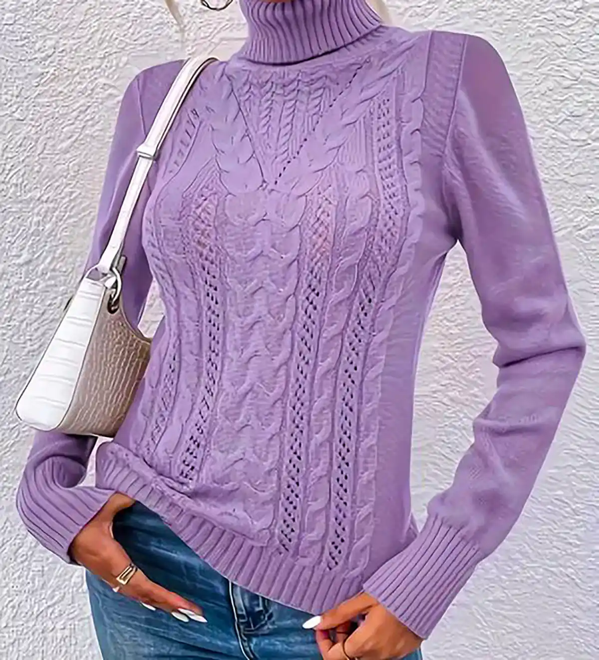 بلوز بافت رنگی پاییزی