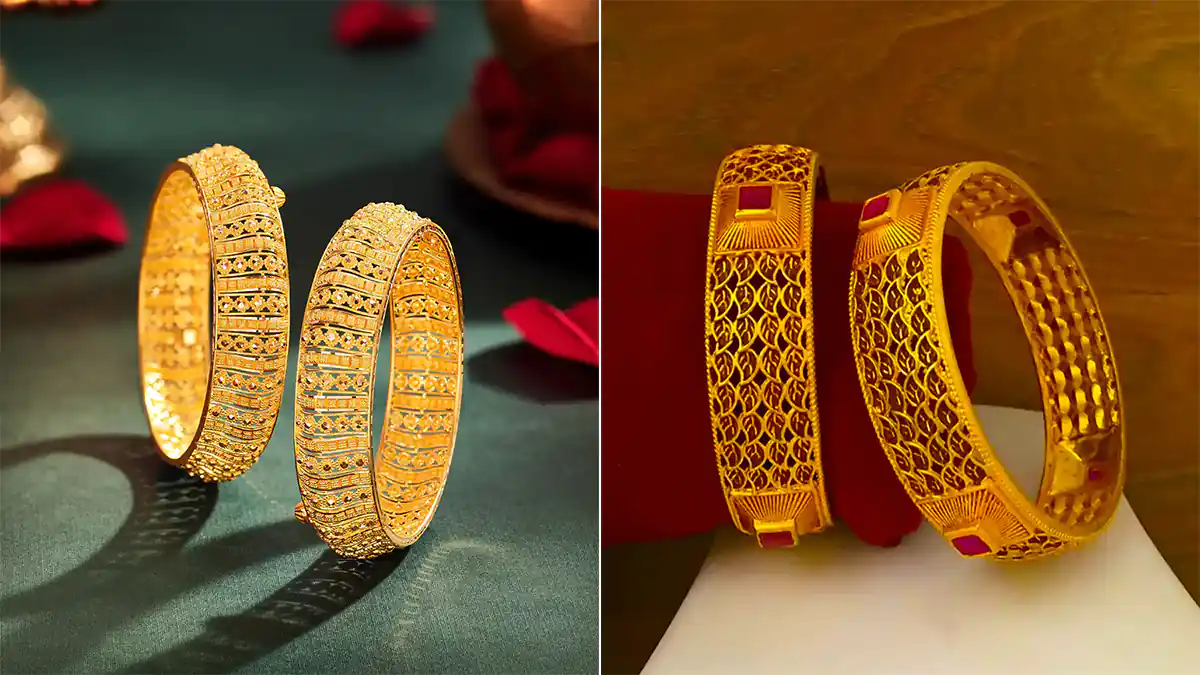 دستبند النگویی طلا